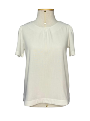 BLUSA DECOTE FRANZIDO - OFF