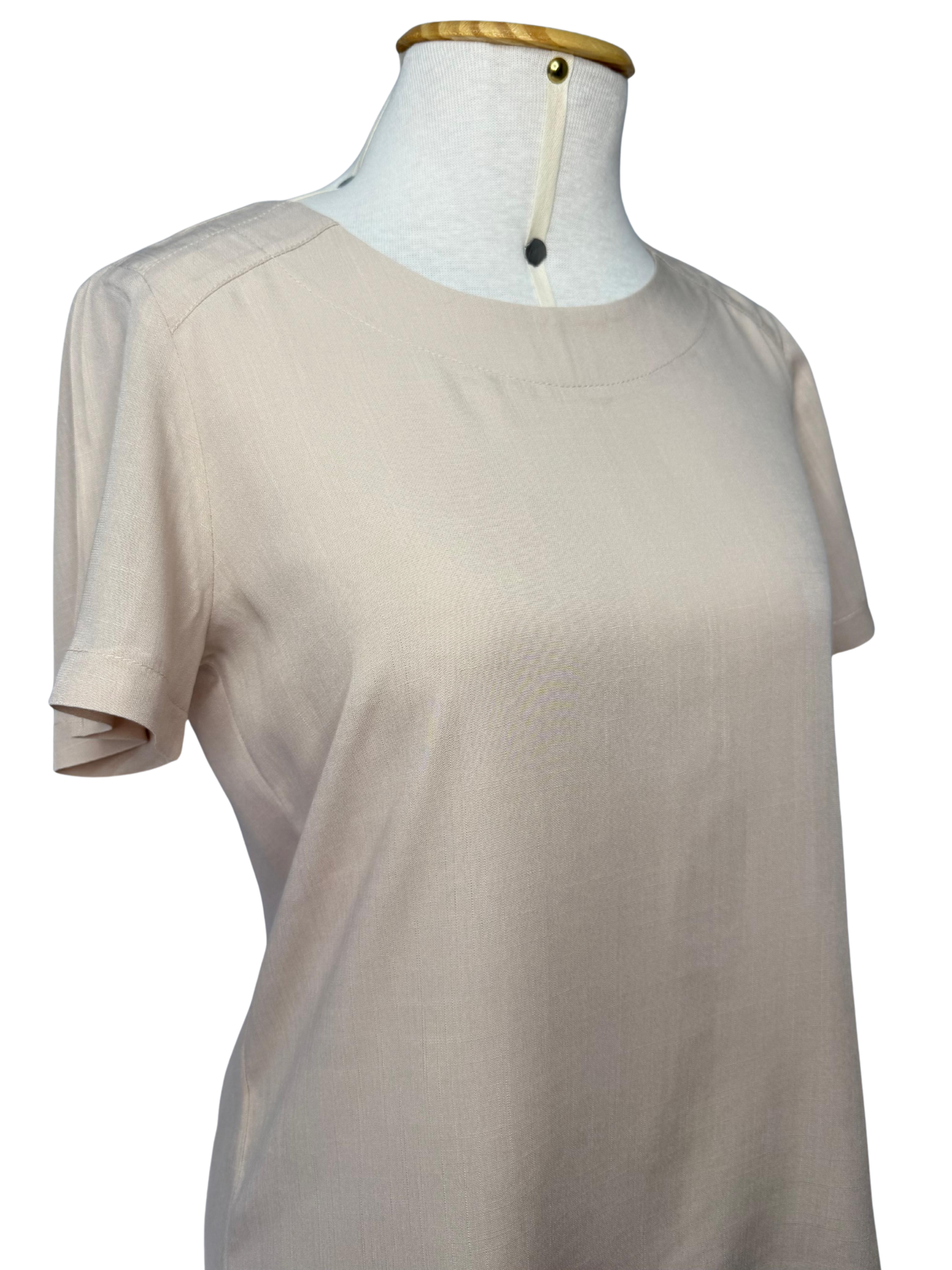 BLUSA COM DETALHE NO OMBRO - BEGE 5 BLUSA COM DETALHE NO OMBRO - BEGE - Imagem 5