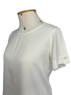 BLUSA COM BOTÃO NA MANGA - OFF