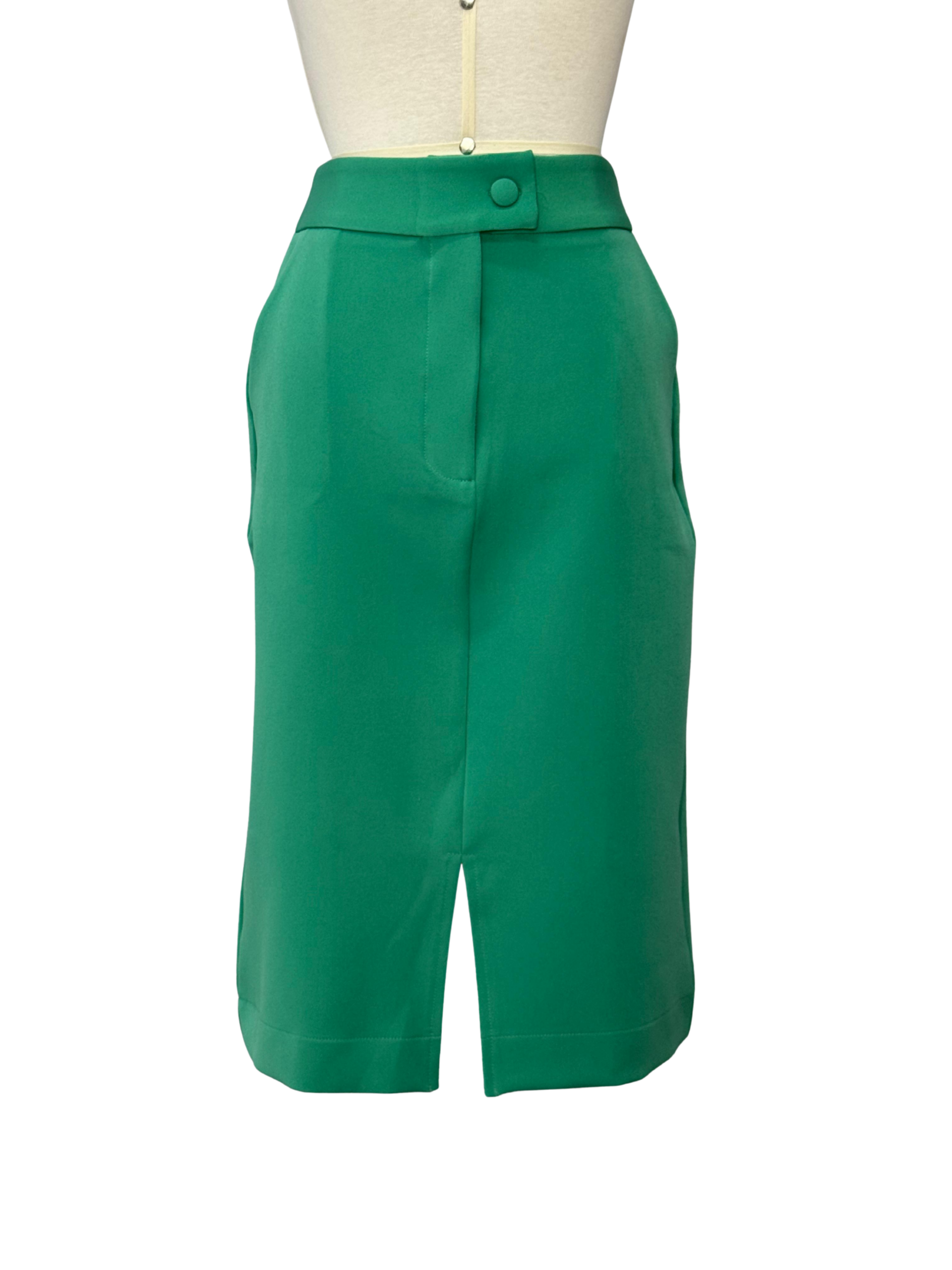 SAIA MIDI DE ALFAITARIA - VERDE 1 SAIA MIDI DE ALFAITARIA - VERDE