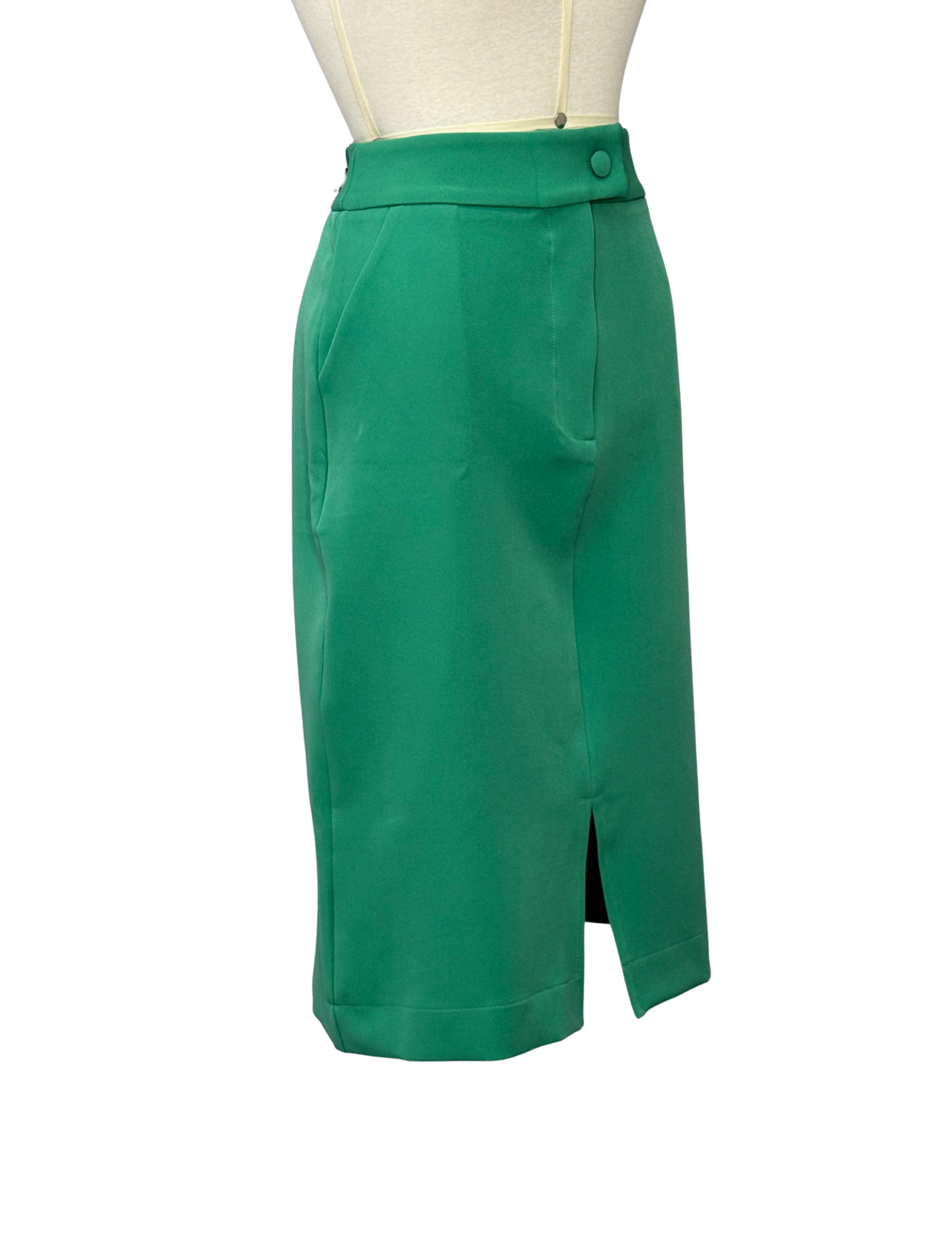 SAIA MIDI DE ALFAITARIA - VERDE 2 SAIA MIDI DE ALFAITARIA - VERDE - Imagem 2