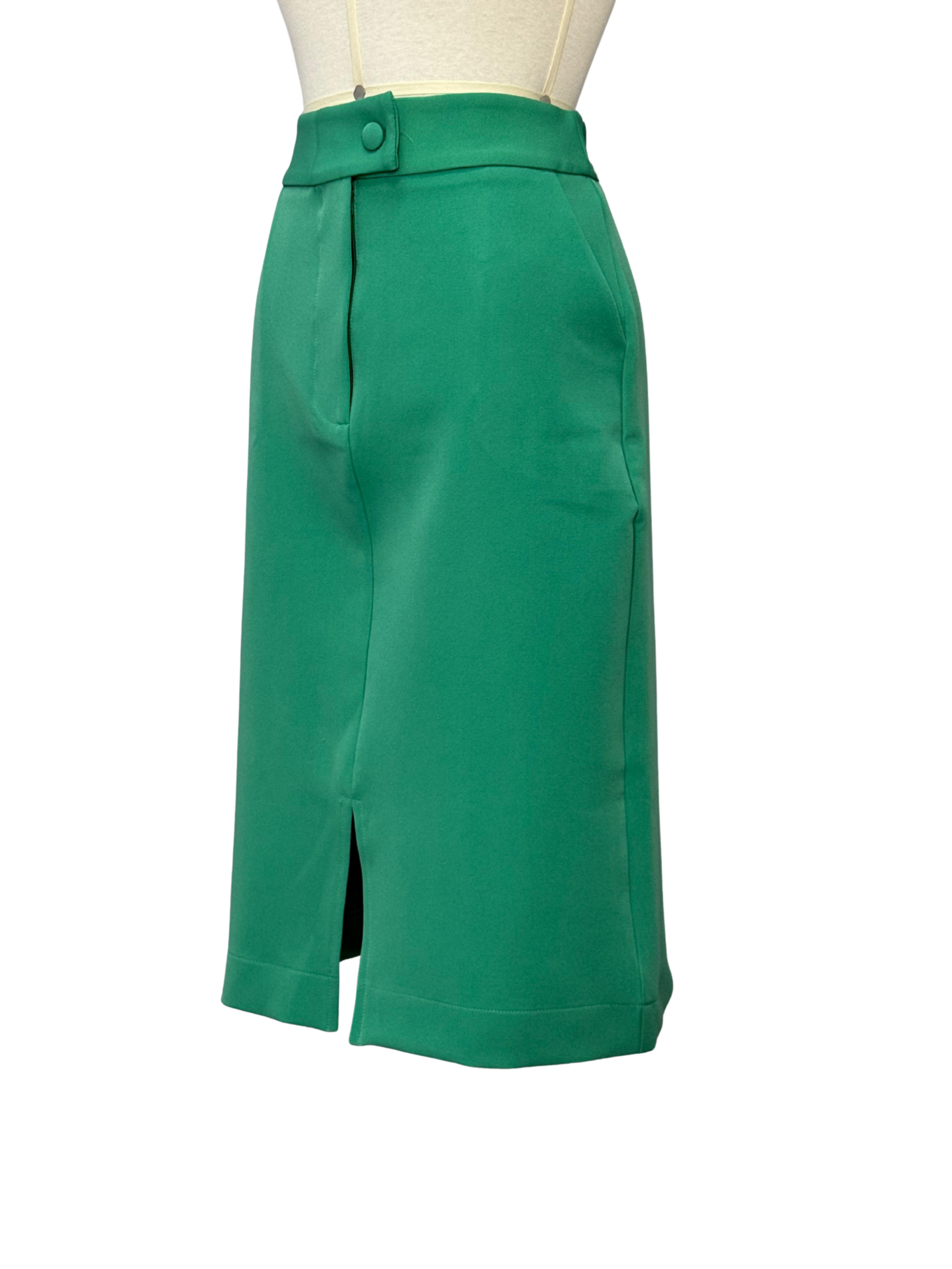 SAIA MIDI DE ALFAITARIA - VERDE 3 SAIA MIDI DE ALFAITARIA - VERDE - Imagem 3