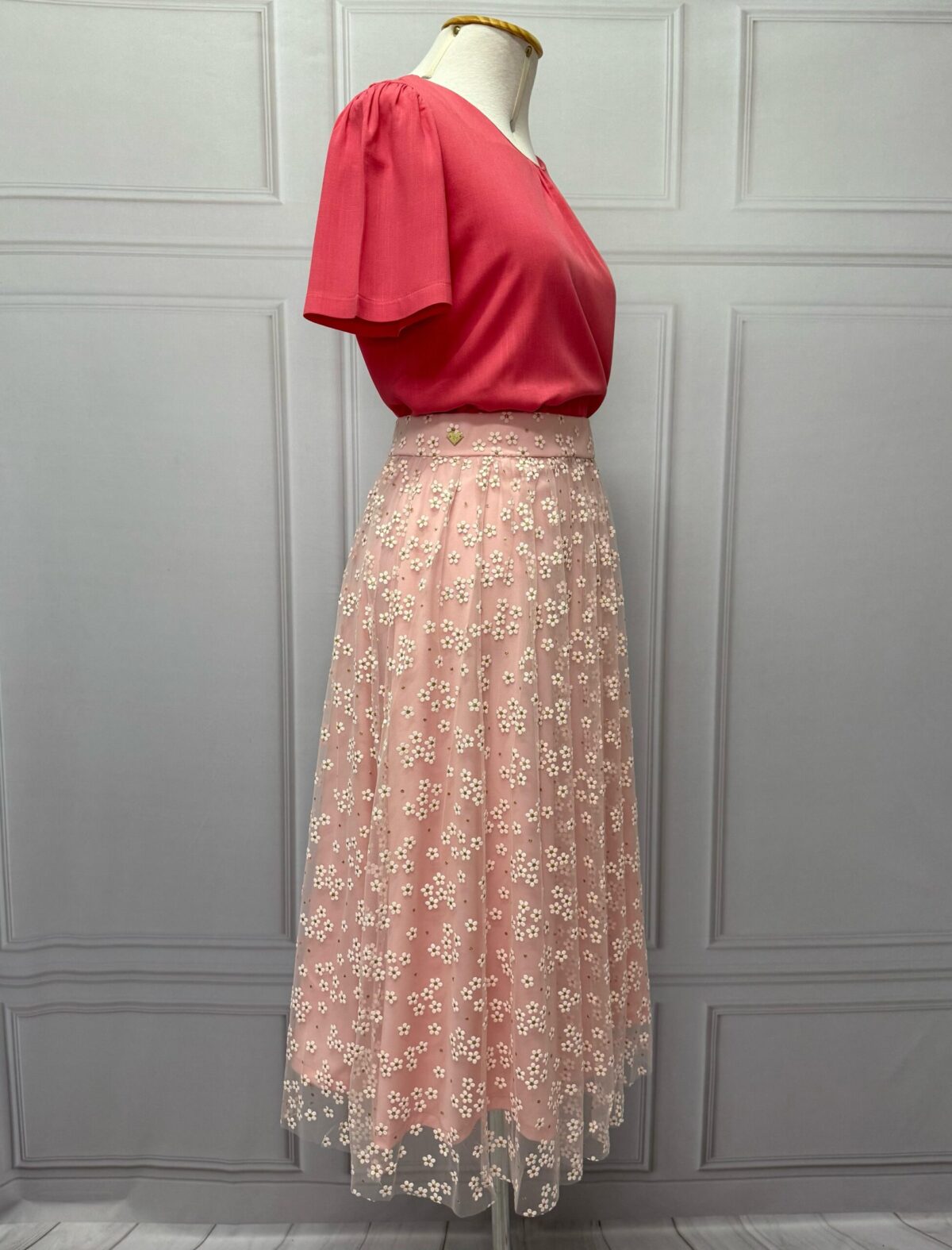 SAIA COM TULE - ROSA - Imagem 3