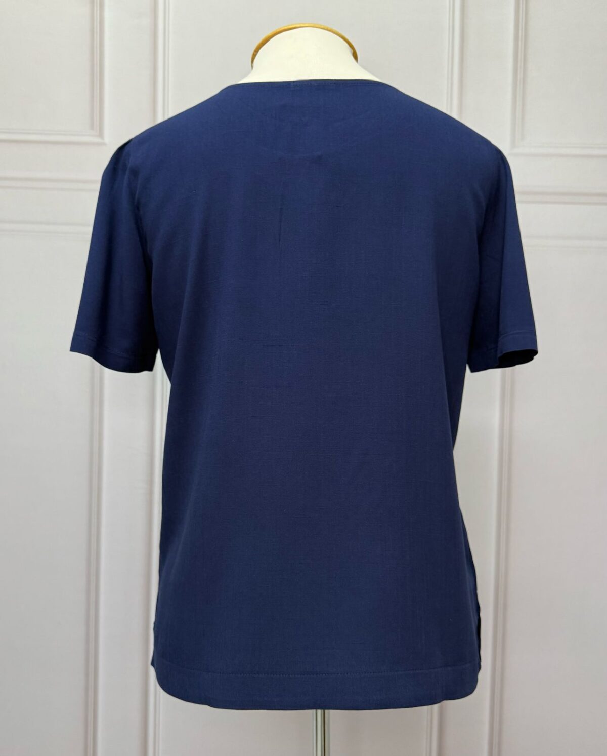 BLUSA DECOTE FRANZIDO - AZUL - Imagem 5