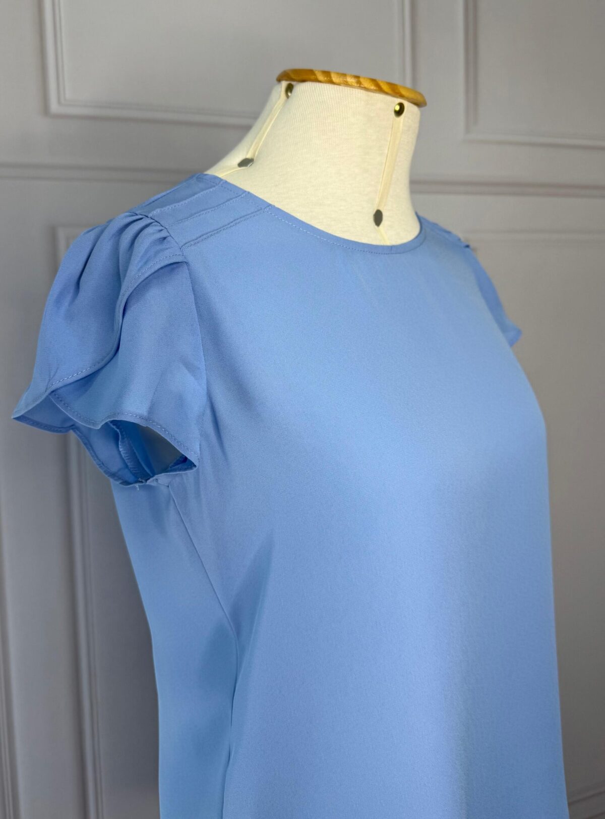 BLUSA MANGA TULIPA - AZUL - Imagem 3
