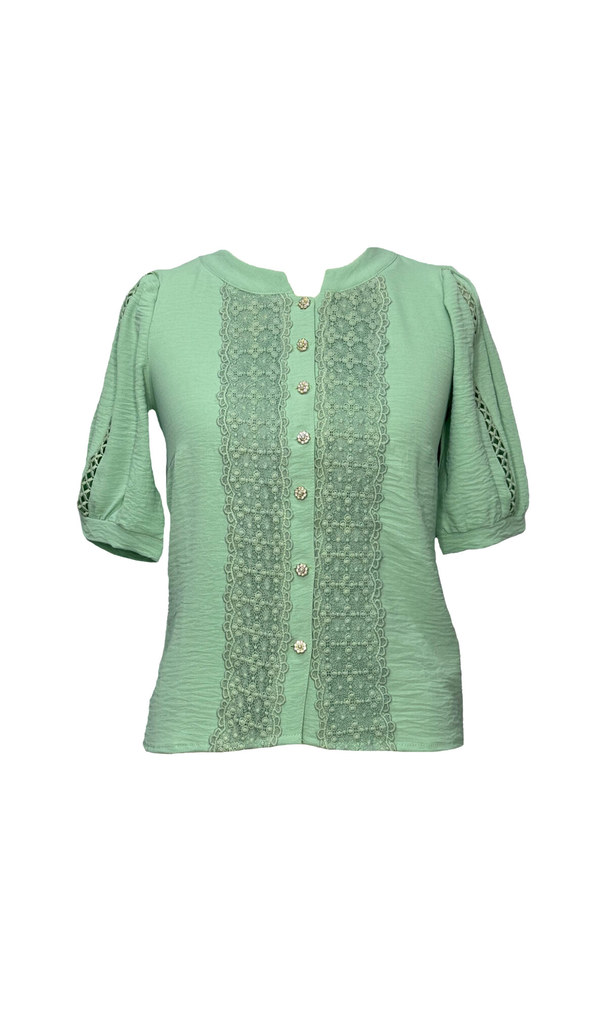 CAMISA MANGA 3/4 - VERDE