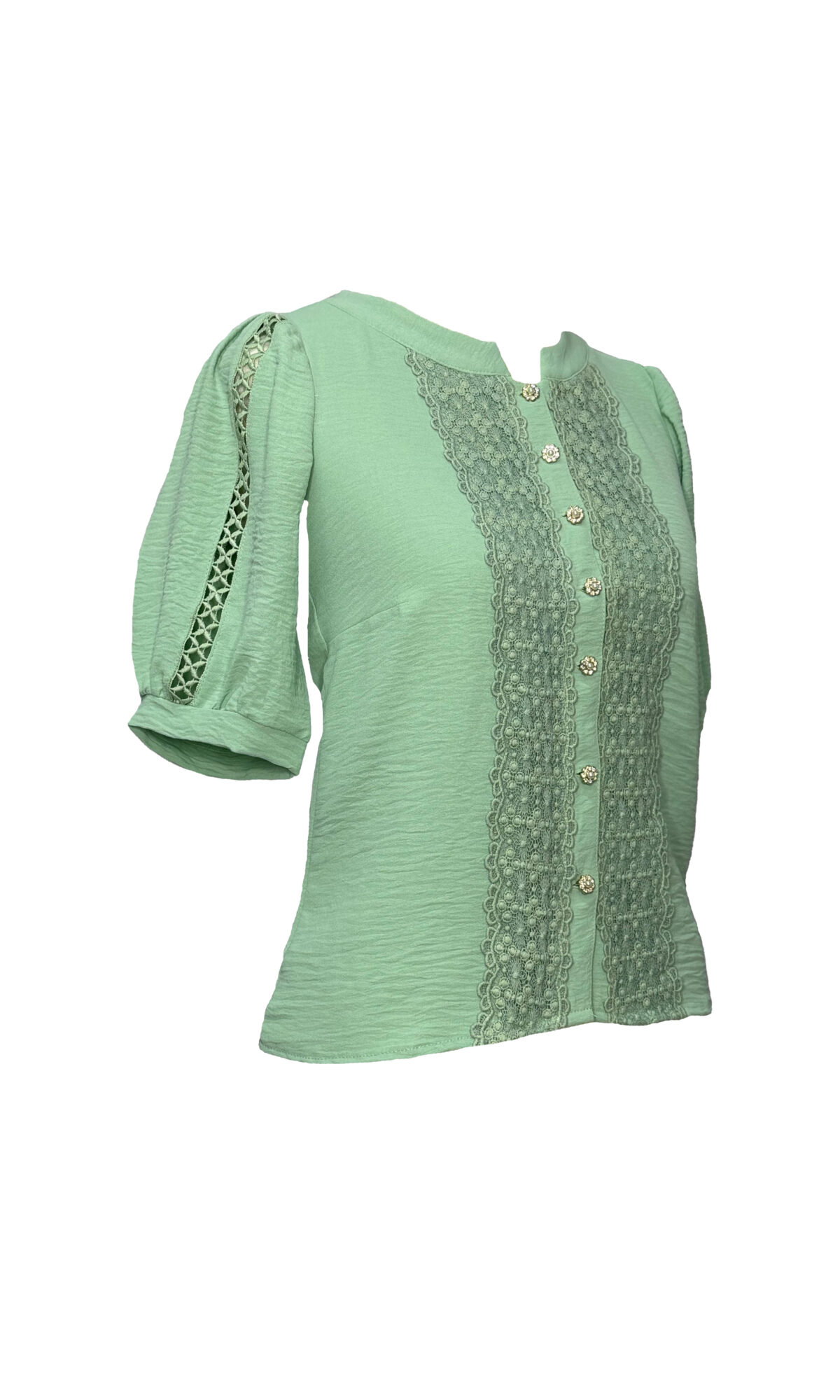CAMISA MANGA 3/4 - VERDE - Imagem 2