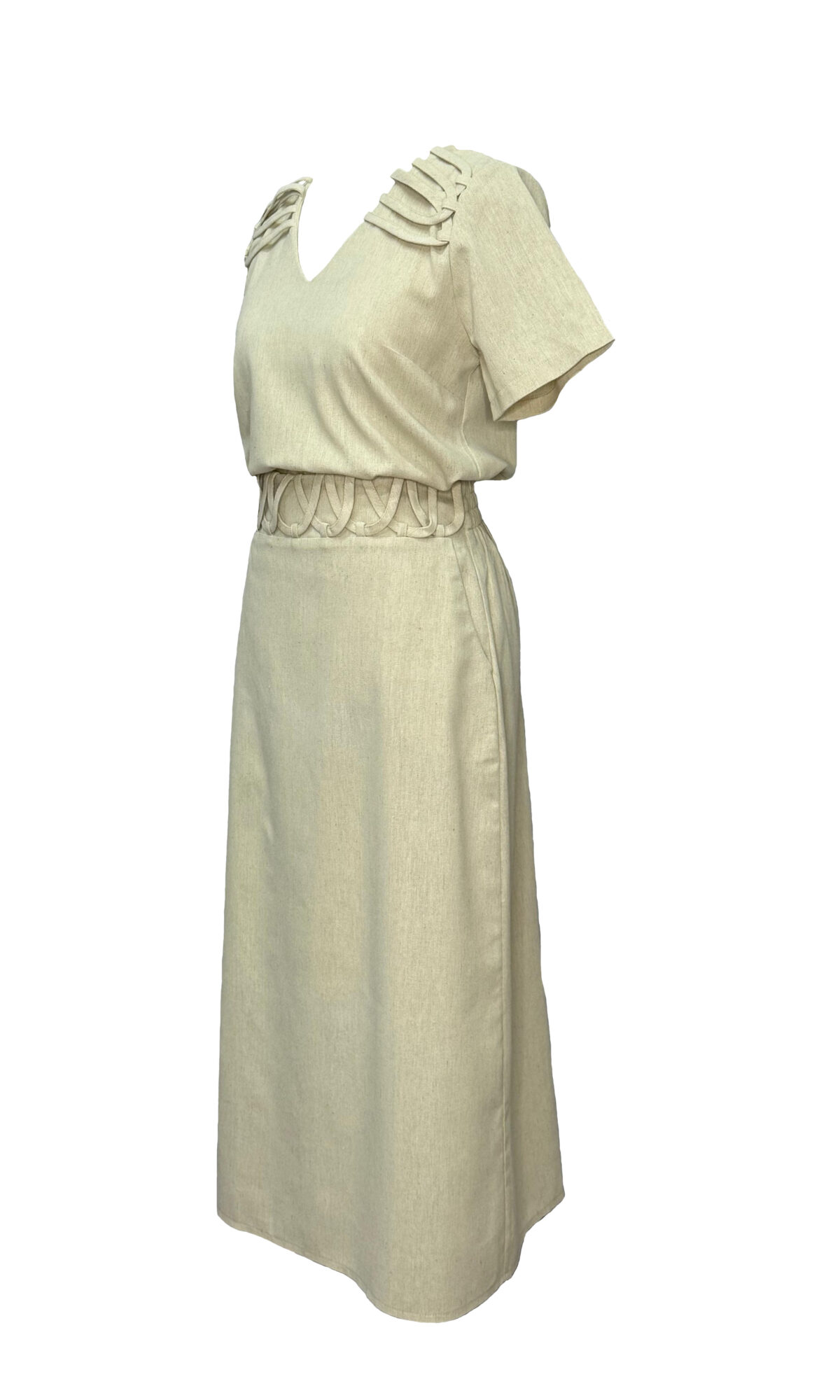 CONJUNTO COM SAIA NATURAL - Imagem 3