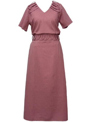 CONJUNTO COM SAIA ROSE