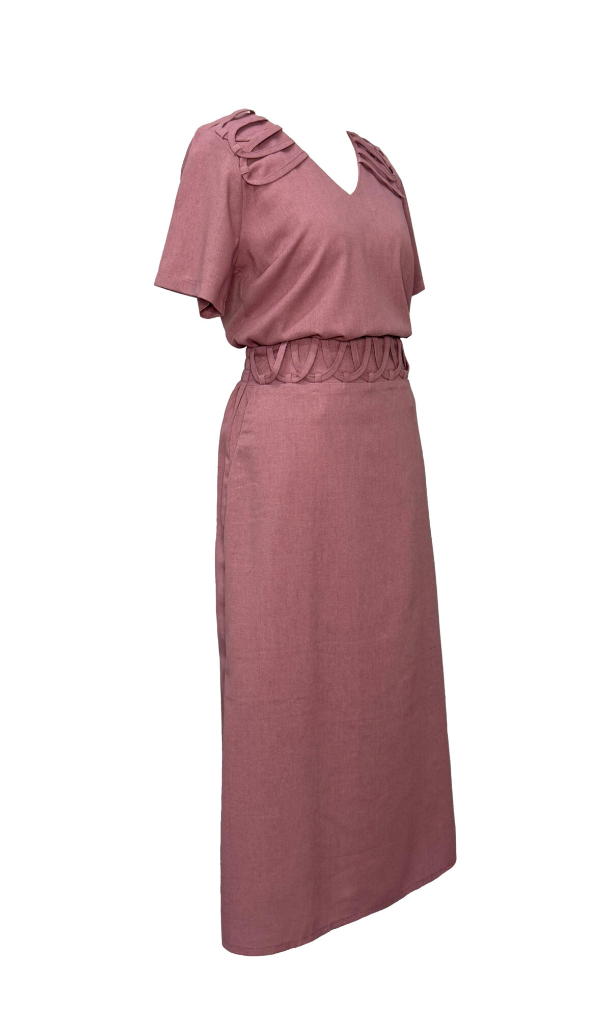 CONJUNTO COM SAIA ROSE - Imagem 2
