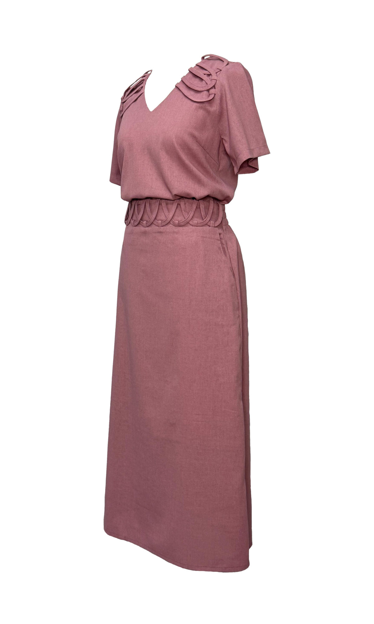 CONJUNTO COM SAIA ROSE - Imagem 3