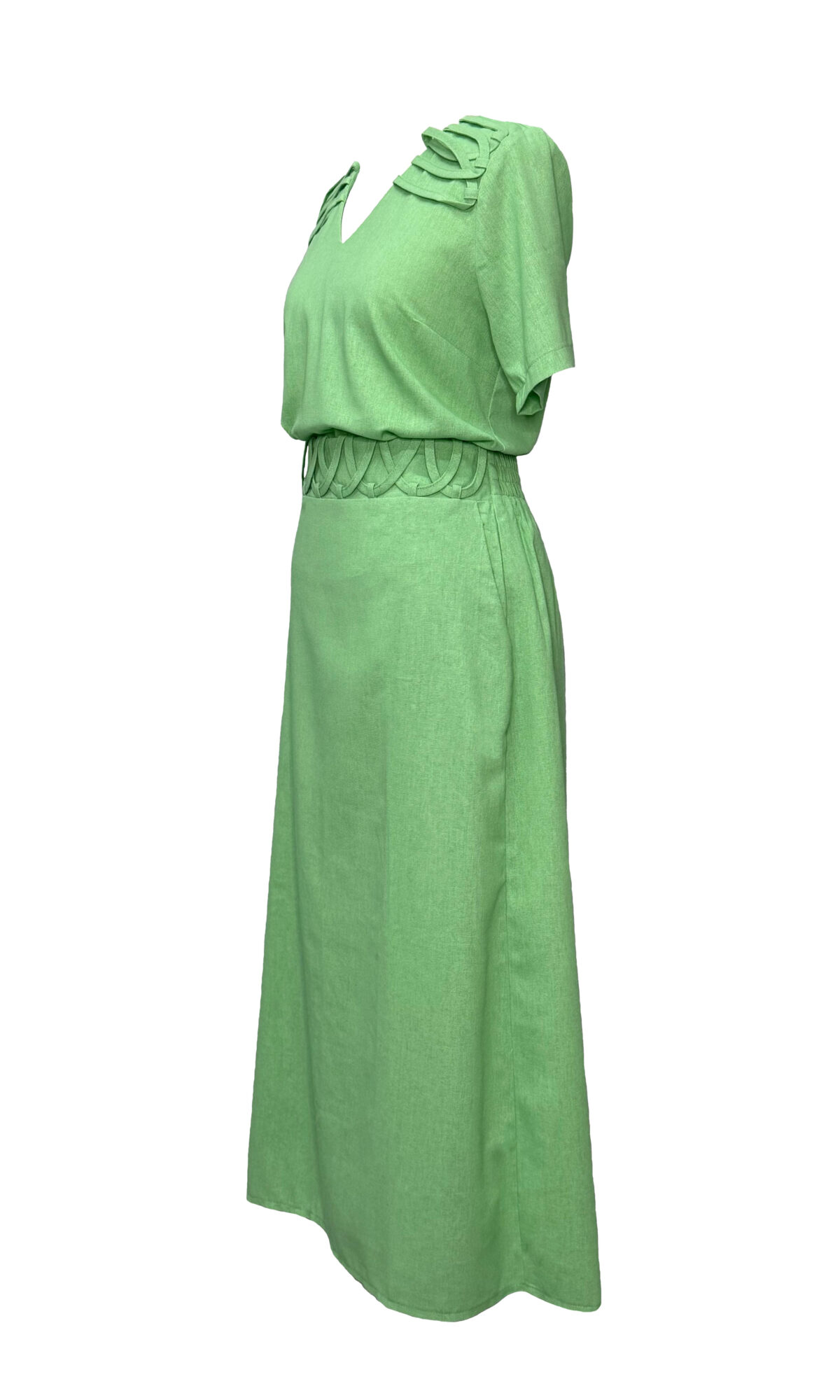 CONJUNTO COM SAIA VERDE - Imagem 3