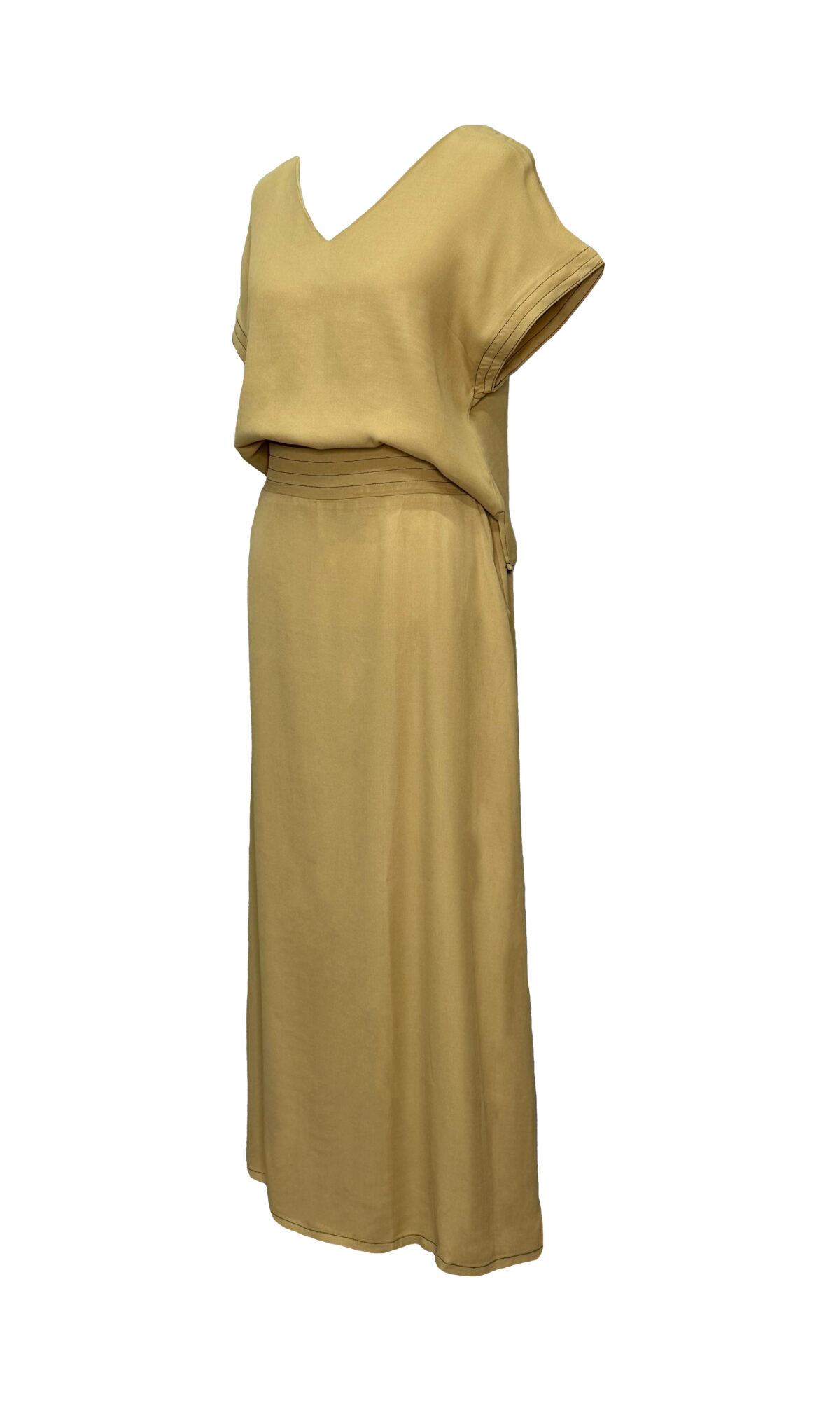 CONJUNTO COM SAIA VISCOSE BEGE - Imagem 3