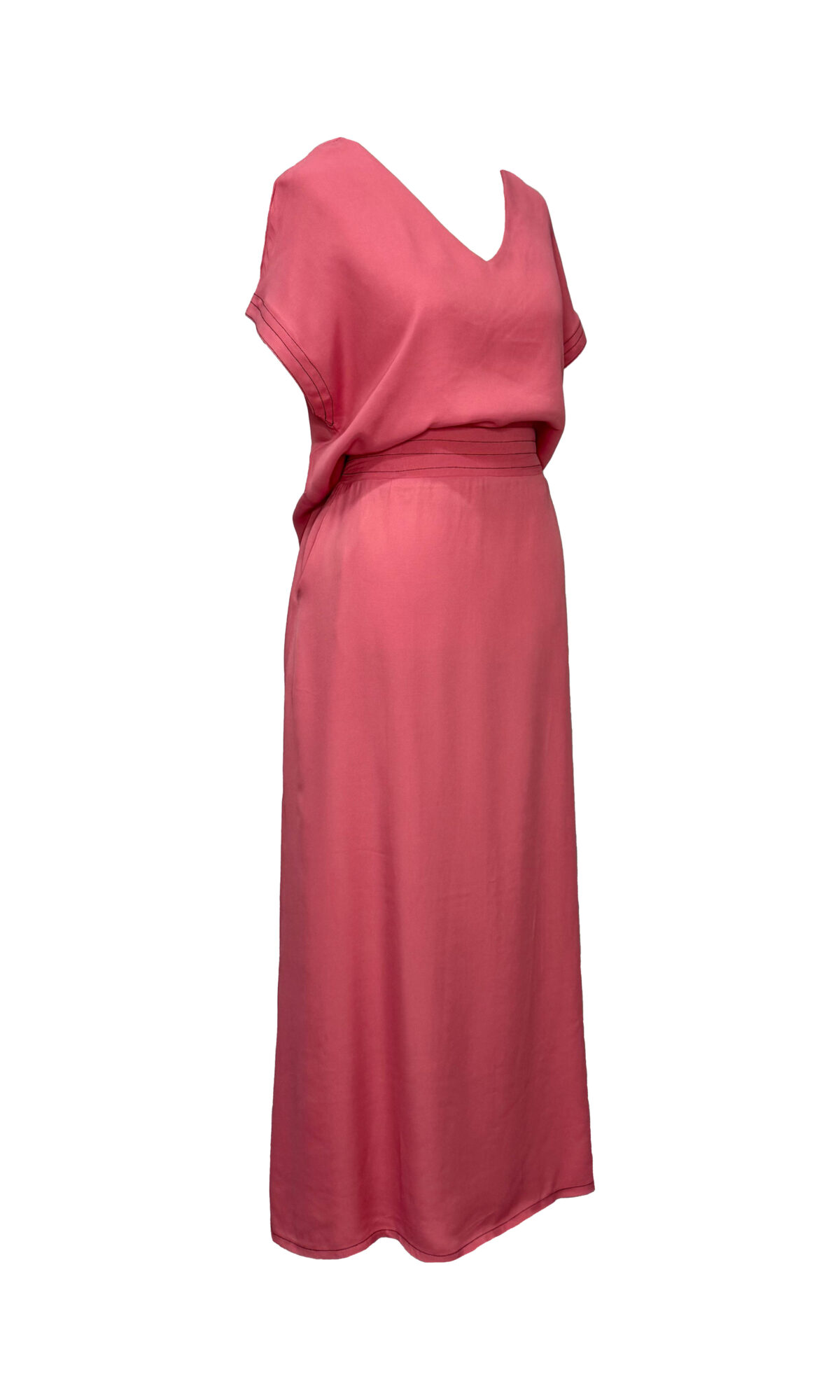 CONJUNTO COM SAIA VISCOSE ROSE - Imagem 2