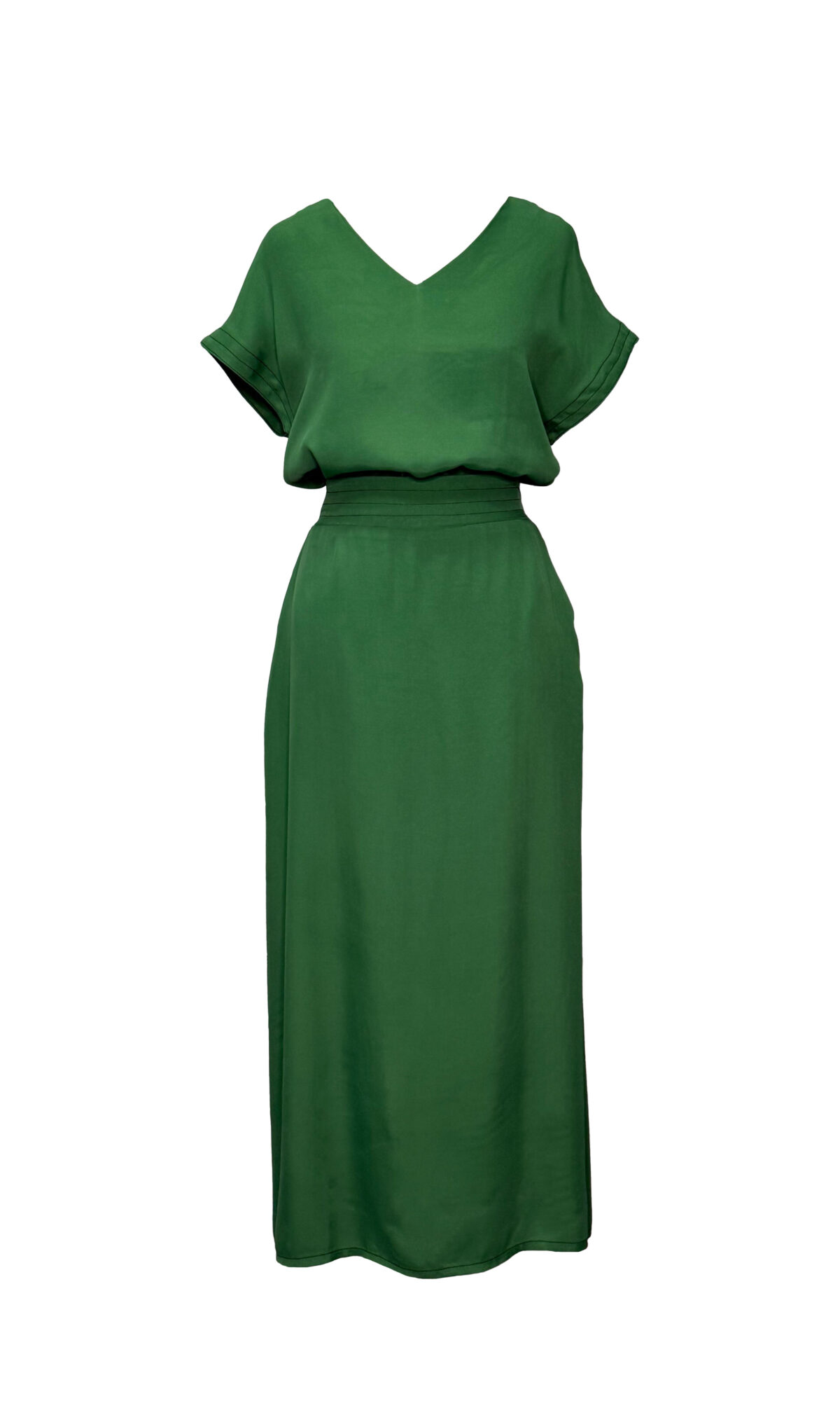 CONJUNTO COM SAIA VISCOSE VERDE