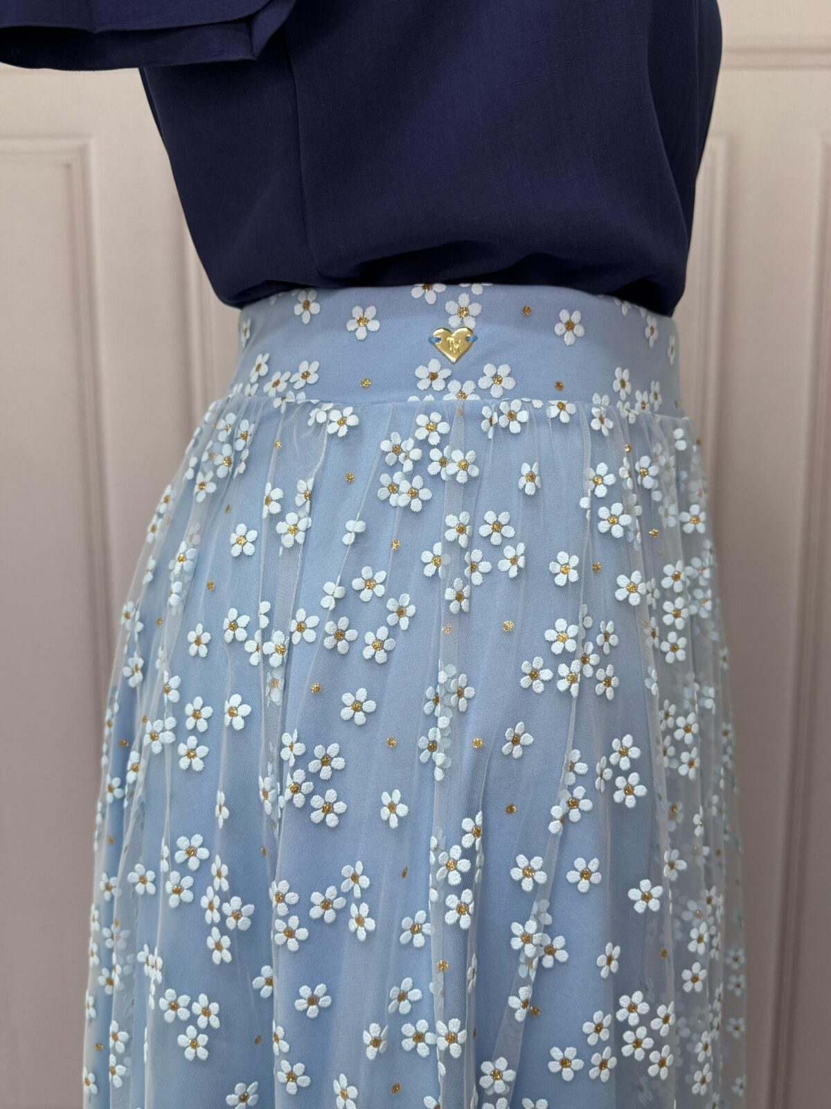 SAIA COM TULE - AZUL - Imagem 2