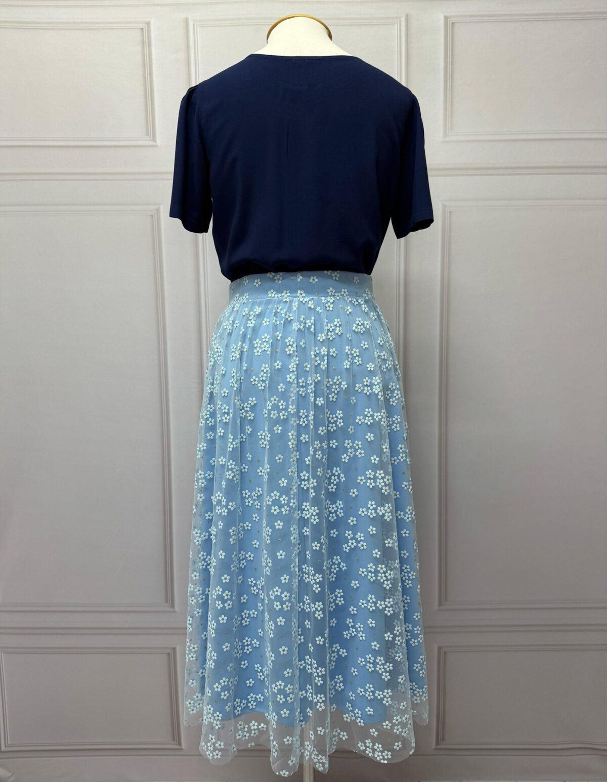 SAIA COM TULE - AZUL - Imagem 3