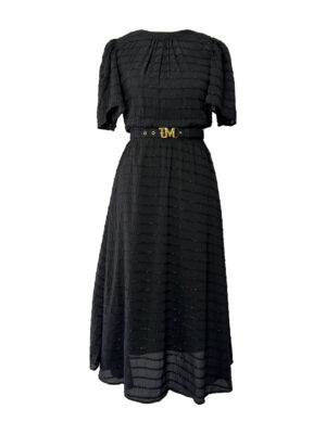 VESTIDO MIDI - PRETO