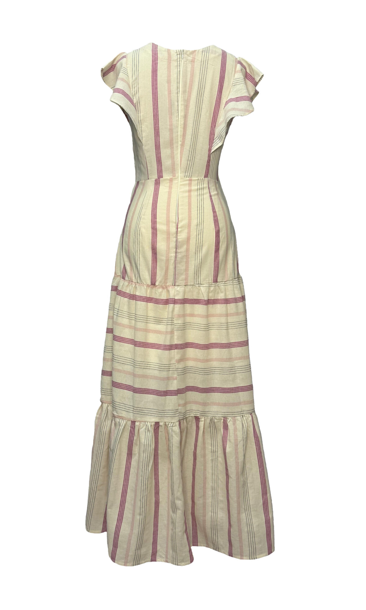 VESTIDO COM LISTRAS - ROSA - Imagem 5