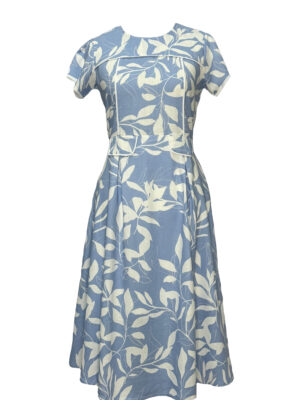 VESTIDO FLORIDO - AZUL