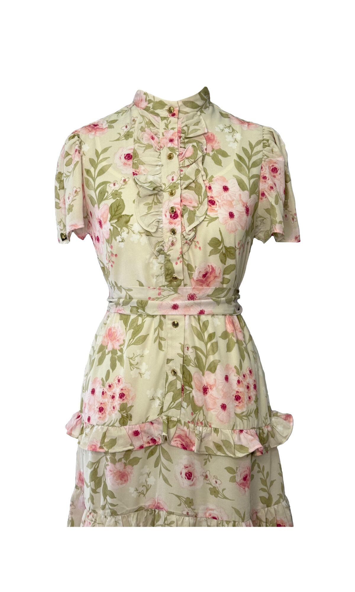 VESTIDO FLORIDO - ROSA - Imagem 4