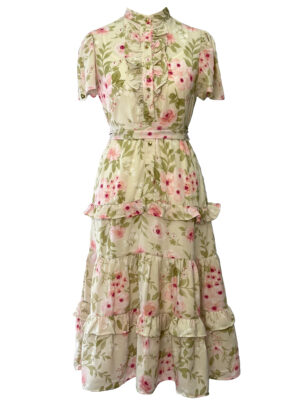 VESTIDO FLORIDO - ROSA