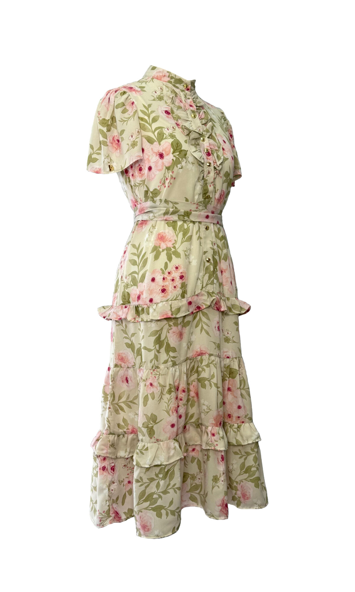 VESTIDO FLORIDO - ROSA - Imagem 2