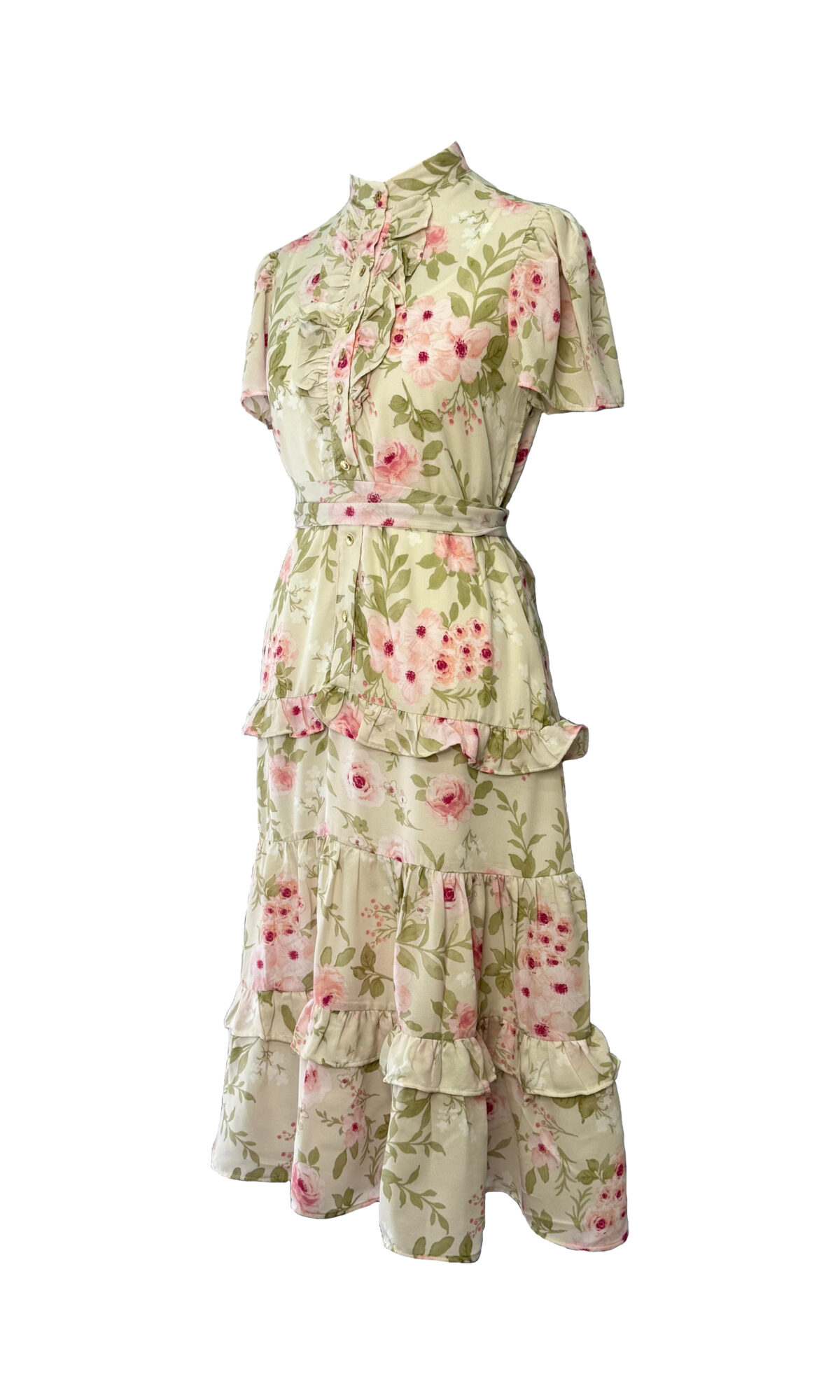 VESTIDO FLORIDO - ROSA - Imagem 3
