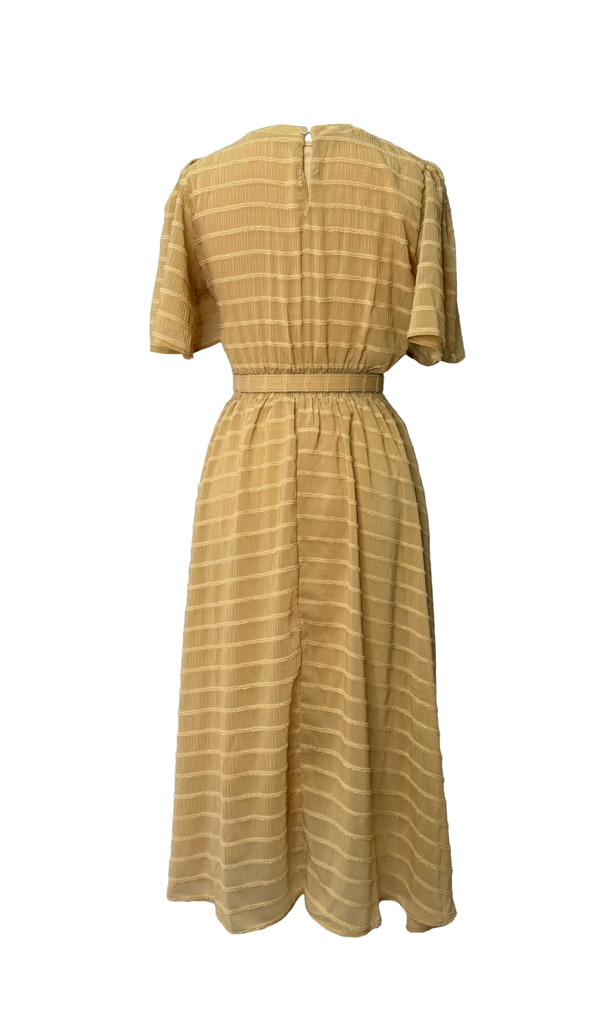 VESTIDO MIDI - BEGE - Imagem 5