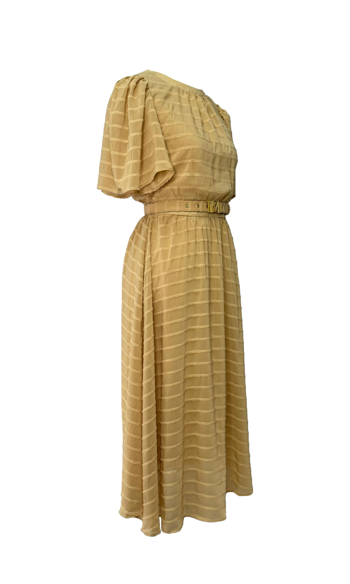 VESTIDO MIDI - BEGE - Imagem 3