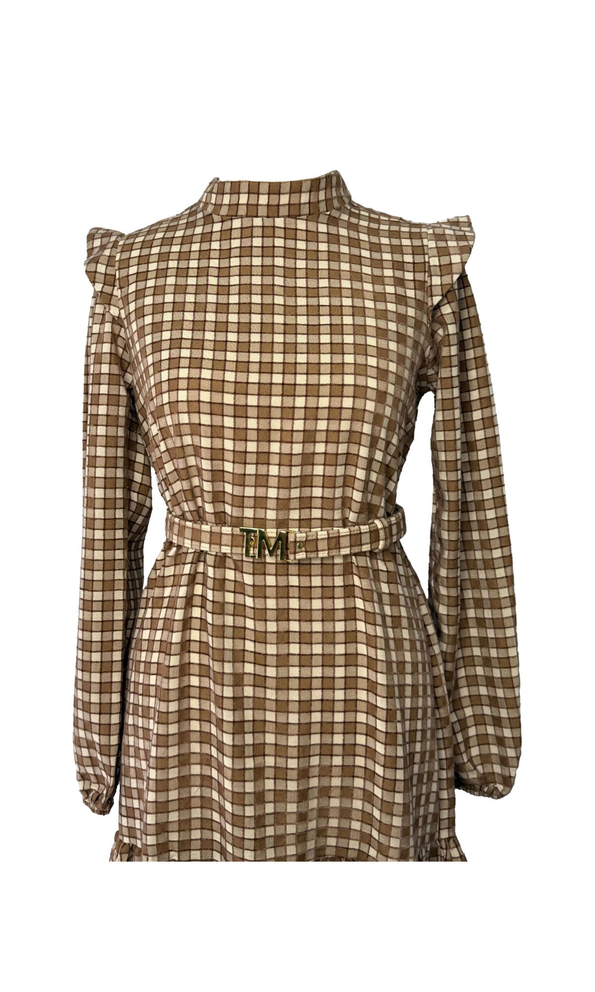 VESTIDO MIDI ML - MARROM - Imagem 4