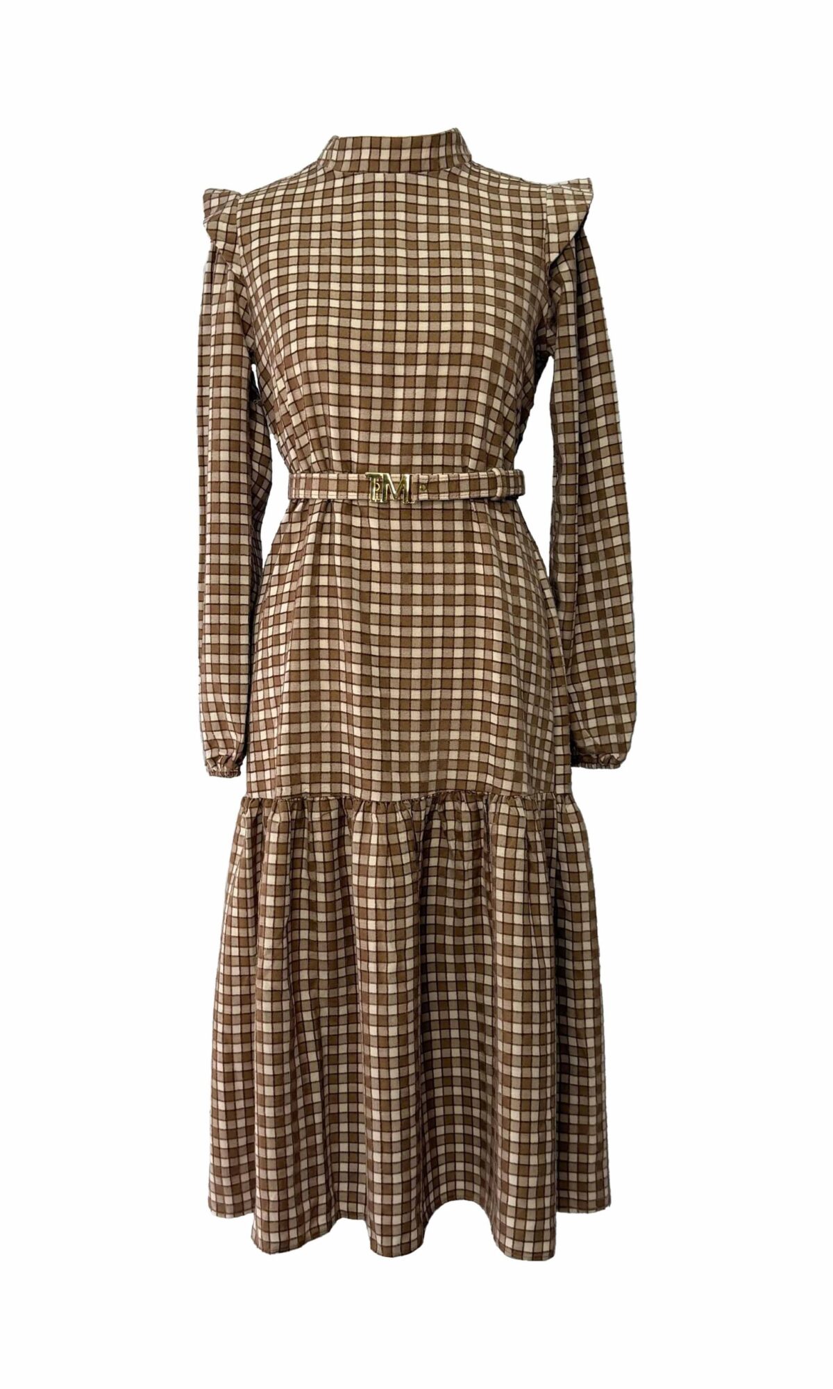 VESTIDO MIDI ML - MARROM