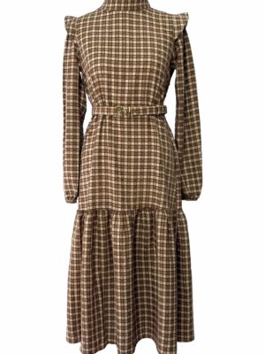 VESTIDO MIDI ML - MARROM