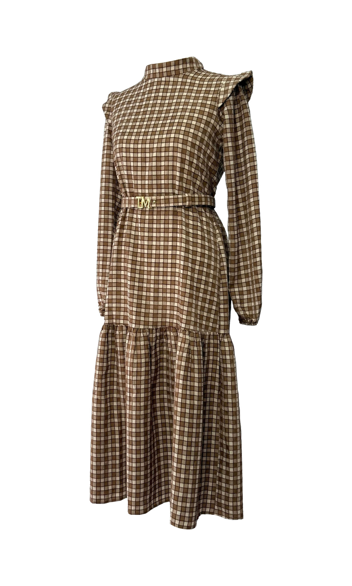 VESTIDO MIDI ML - MARROM - Imagem 3